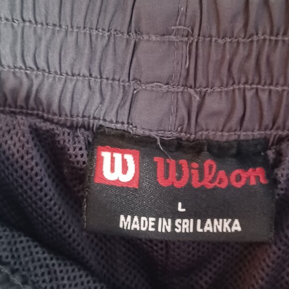 Vintage Wilson Parachute Pants Womens Large Y2K Gray Gorpcore Skater Zippers - Picture 6 of 11